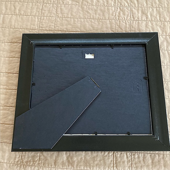 Kim Anderson - Little Girl with red rose picture with black frame and matting - Picture 2 of 5